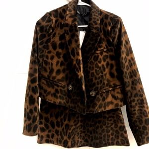 matching leopard print outfit